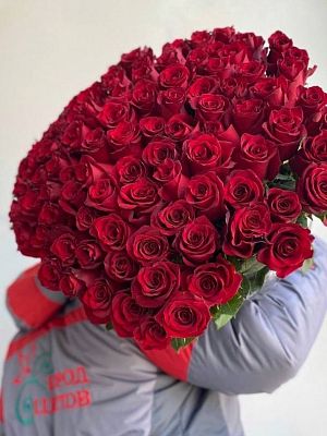 Букет из 101 красной розы